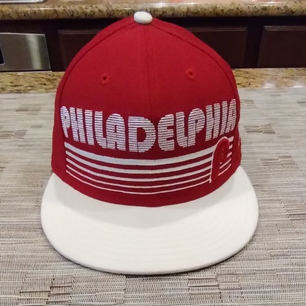 Philadelphia Phillies New Era Cooperstown Collection Fitted Hat Size 7 1/2